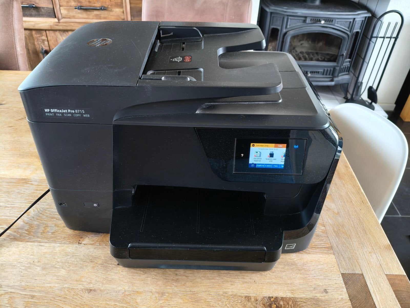 HP Officejet Pro 8715, Computers en Software, Gebruikt, Inkjetprinter, All-in-one, Draadloos