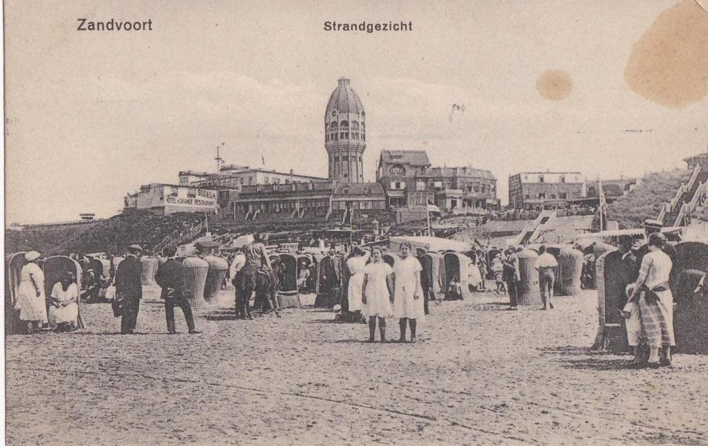 zandvoort diverse 4 x oude ansichten  strand ,zee.duin,, Ophalen of Verzenden, Voor 1920, Noord-Brabant