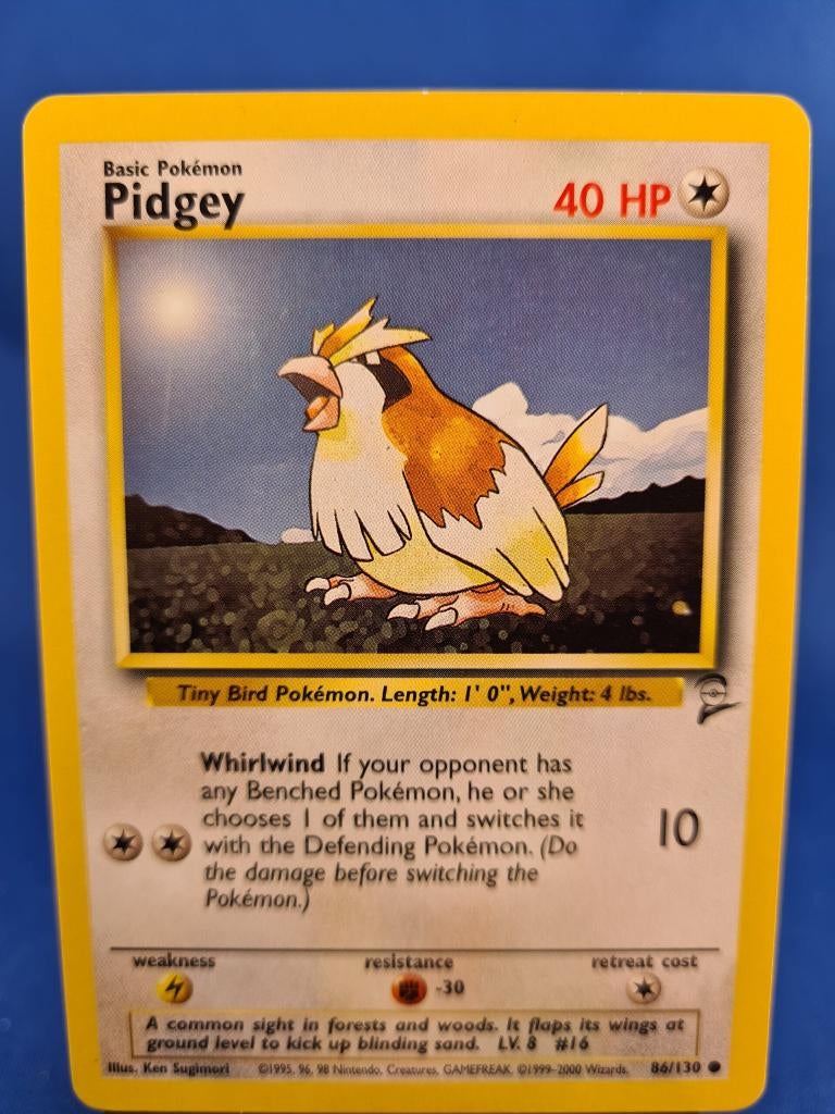 Pidgey 86/130 - Base Set 2, Verzenden, Gebruikt