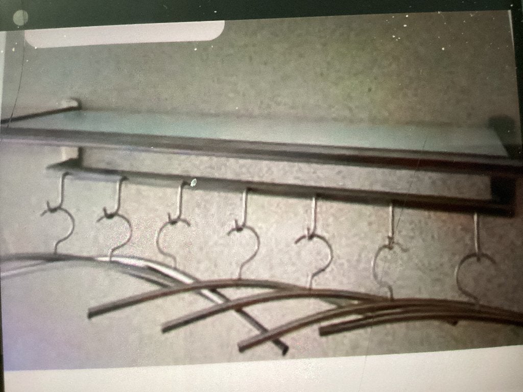 Kapstok rvs 84 cm breed  met 3 hangers, Huis en Inrichting, Wandkapstok, Ophalen of Verzenden, Zo goed als nieuw, Minder dan 100 cm