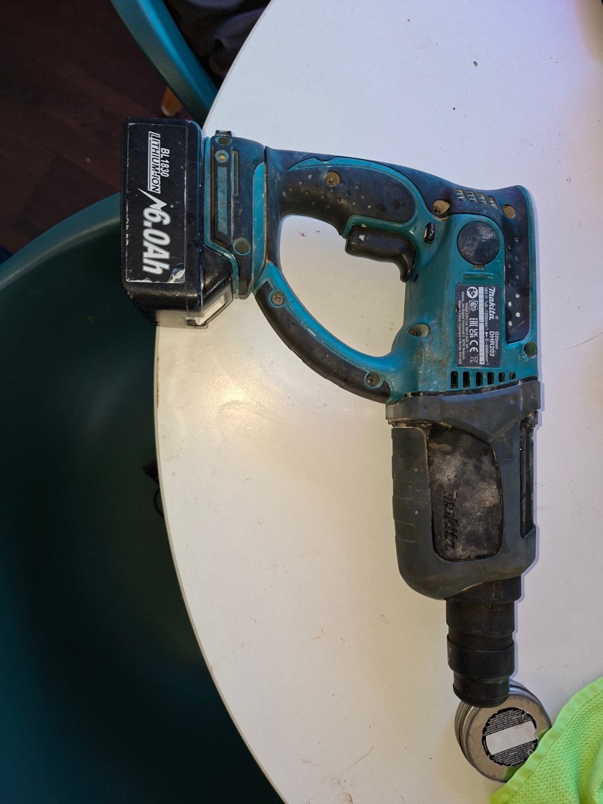 Makita Boorhamer DHR242Z 18V LX, Doe-het-zelf en Verbouw, Boor- en/of Breekhamer, Ophalen of Verzenden, Klopboormechanisme, Gebruikt