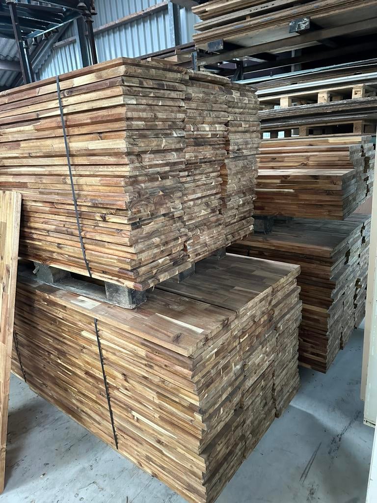 Houten planken teakhout teak, Tuin en Terras, Palen, Balken en Planken, Ophalen, Zo goed als nieuw, 250 cm of meer, Planken