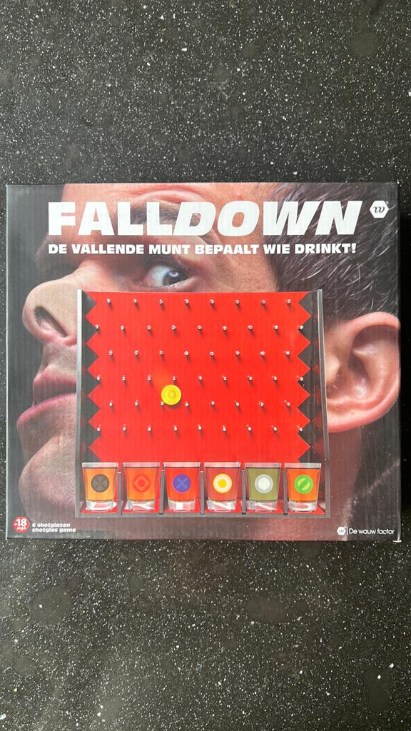 Falldown shotjes spel drankenspel, Ophalen of Verzenden, Nieuw