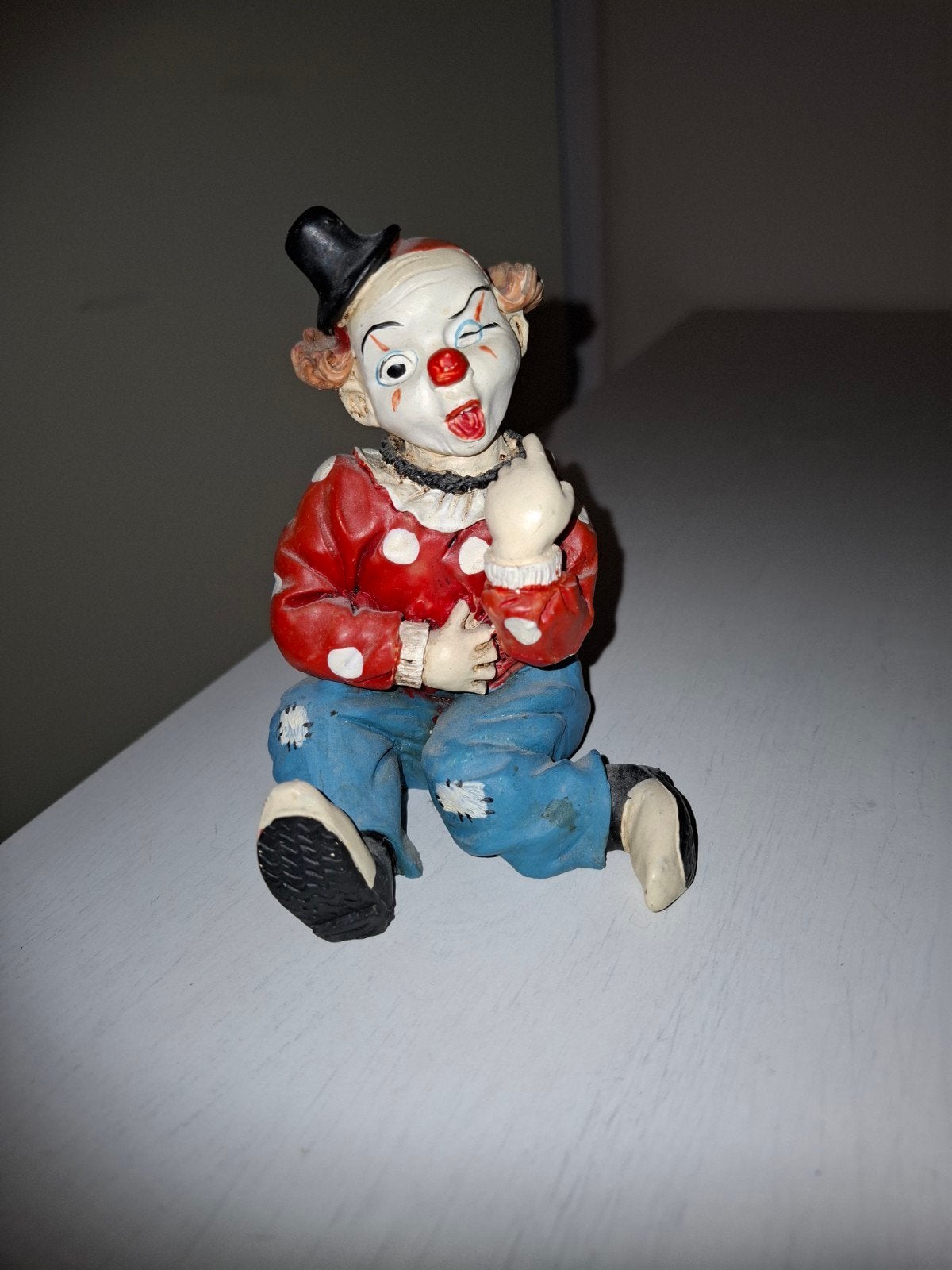 Set van 4 handbeschilderde clowns in goede staat, Ophalen of Verzenden, Zo goed als nieuw