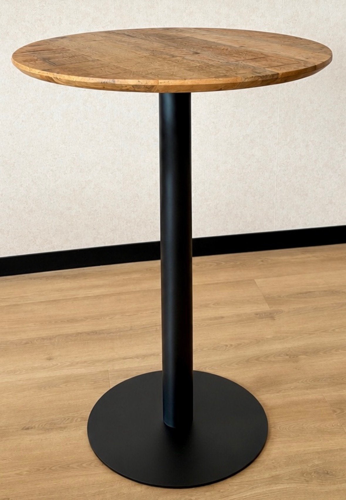 Ekko Zware bartafel van naturel teak  1/2 jaar oud, Ophalen, Zo goed als nieuw