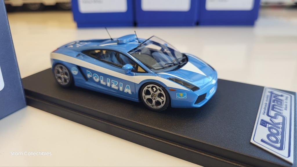 Looksmart Lamborghini Gallardo Polizia, Hobby en Vrije tijd, Modelauto's | 1:43, Overige merken, Auto, Ophalen of Verzenden, Zo goed als nieuw