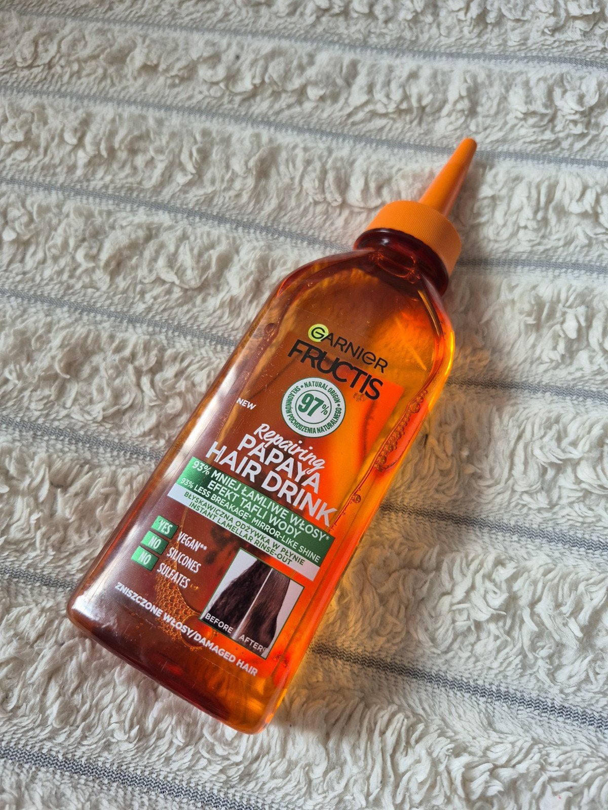 Garnier Fructis Papaya Hair Drink - Herstellend Haarmasker, Ophalen of Verzenden