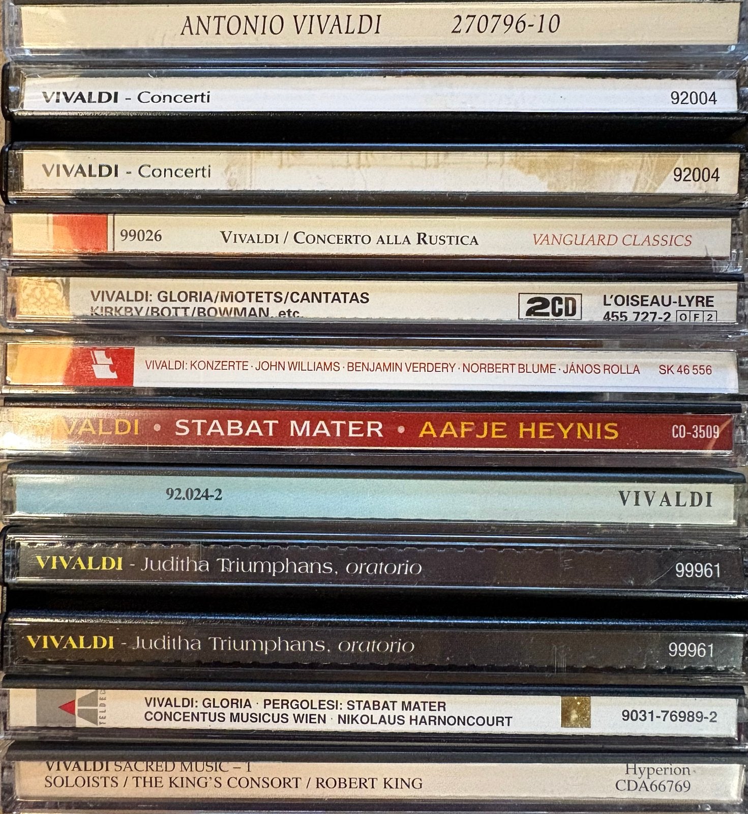 Vivaldi CD-collectie: Concerti, Gloria, Stabat Mater, Judith, Gebruikt, Ophalen of Verzenden, Vivaldi, Verzamelalbum