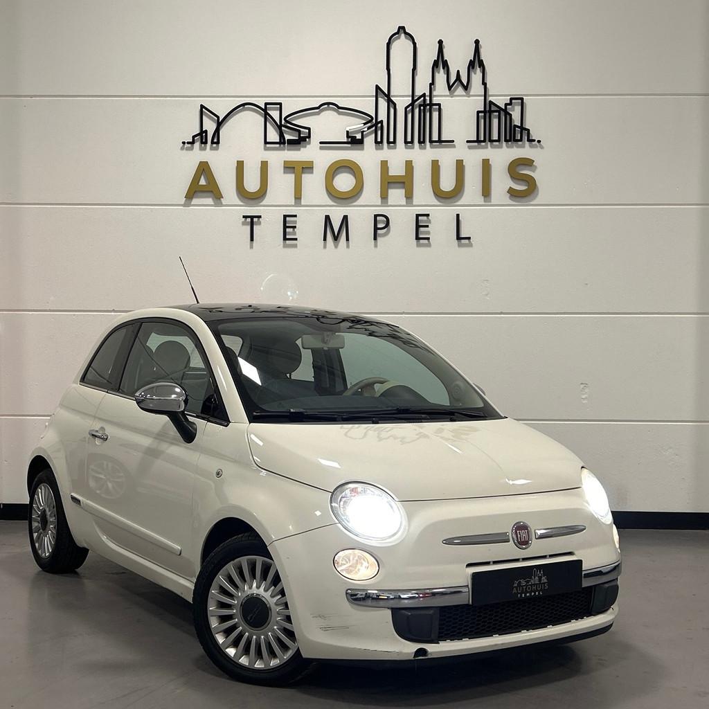 Fiat 500 1.2 Lounge Nap Automaat Airco Pano Bluetooth Centra, Auto's, Fiat, Bedrijf, Te koop, ABS, Airbags, Airconditioning, Bluetooth