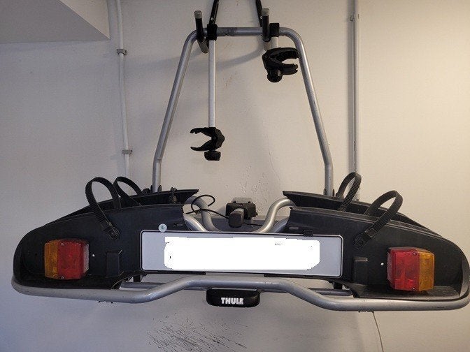 Fietsendrager Thule Europower 916 (gebruikt), Ophalen, Gebruikt, Brede banden, 2 fietsen