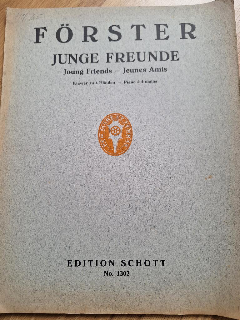 Förster, junge Freunde, Gebruikt, Ophalen of Verzenden, Artiest of Componist, Piano
