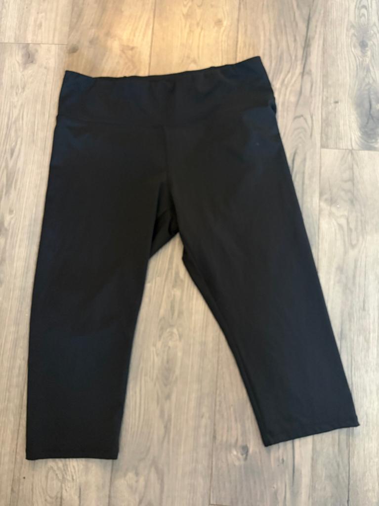 Dames sport driekwart broek L/XL - Bonprix Collection, Zwart, Maat 46/48 (XL) of groter, Ophalen of Verzenden, Fitness of Aerobics