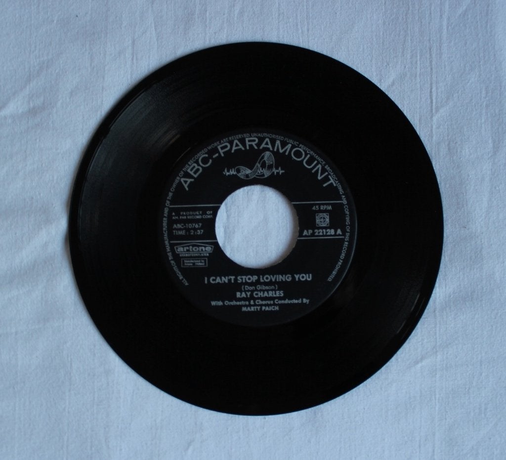 ray charles - I can't stop loving you, Ophalen of Verzenden, Gebruikt, 7 inch, Pop