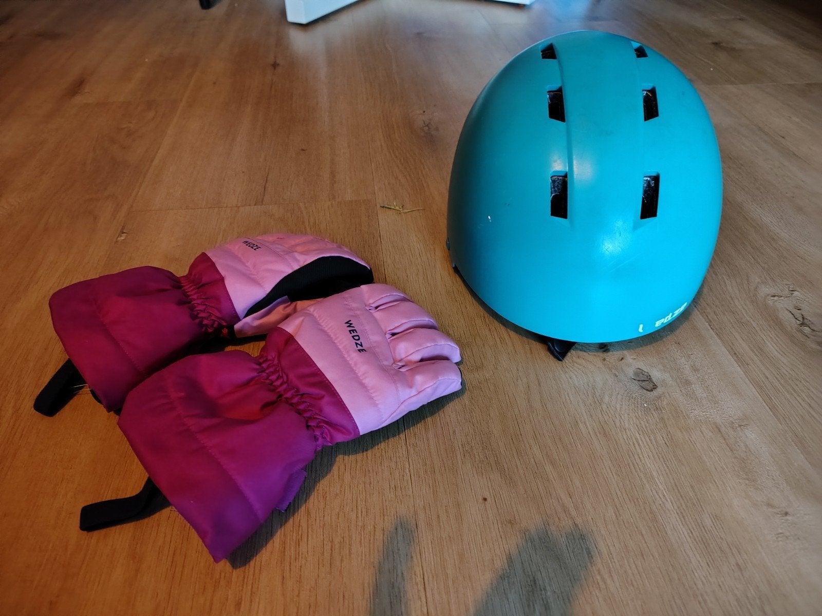 Wetze skihelm junior (48-52 cm) en handschoenen (4-6 jaar), Overige typen, Ophalen of Verzenden, Maat 34 (XS) of kleiner, Gedragen