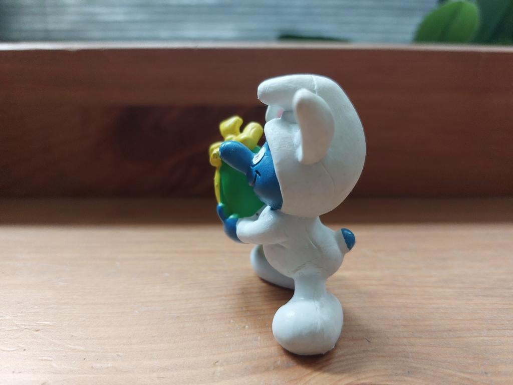 Paassmurf met paasei 20496 De Smurfen pasen paashaas, Verzamelen, Smurfen, Ophalen of Verzenden