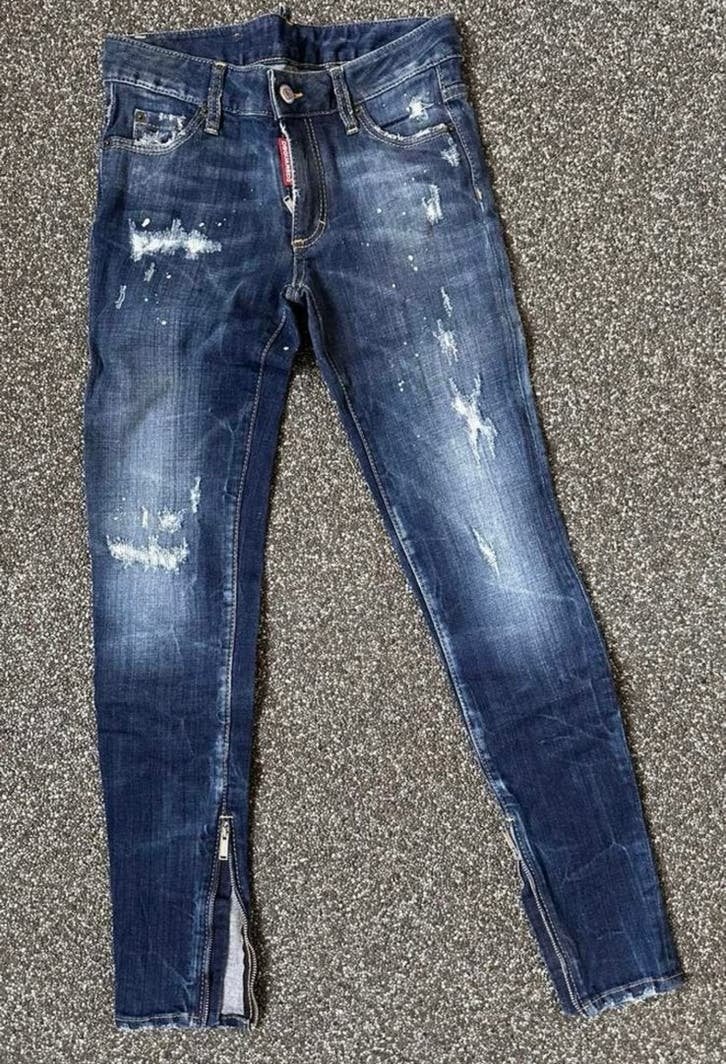 Dsquared 2 spijkerbroek, maat 38, Ophalen of Verzenden, Zo goed als nieuw, Blauw, W30 - W32 (confectie 38/40)