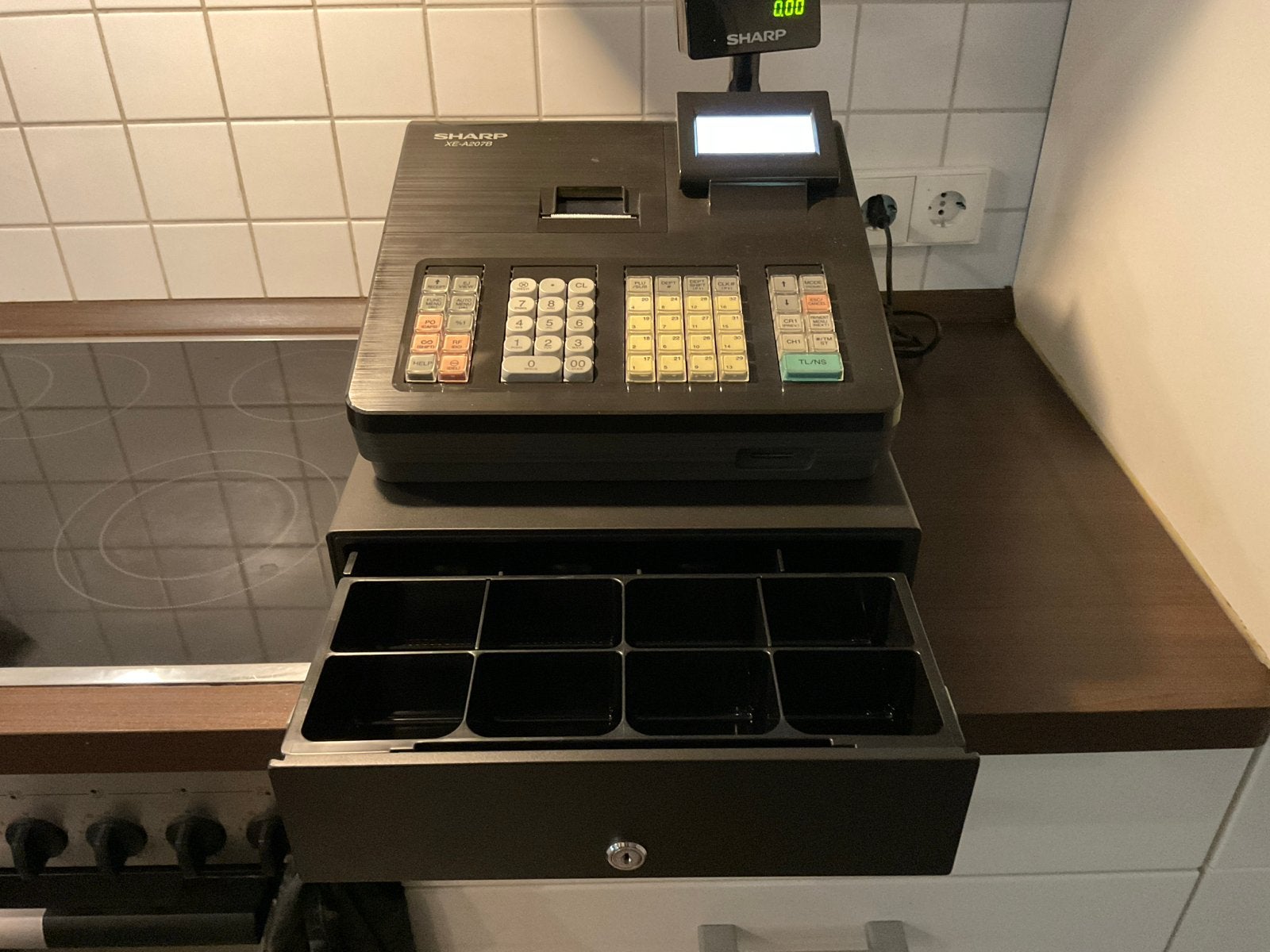 Sharp XE-A207B Kassa met Kassalade, Ophalen of Verzenden