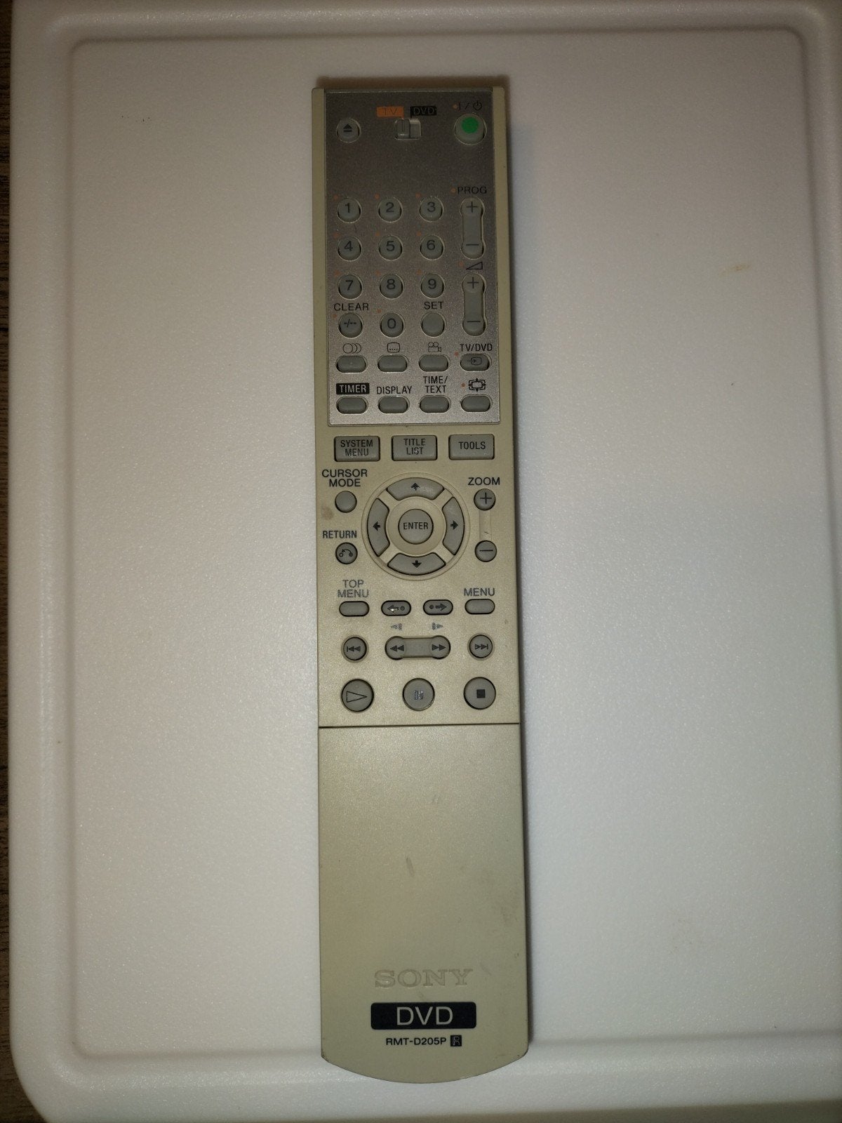 Originele Sony RMT-D205P Afstandsbediening DVD-recorders, Ophalen of Verzenden, Gebruikt, Origineel, Dvd