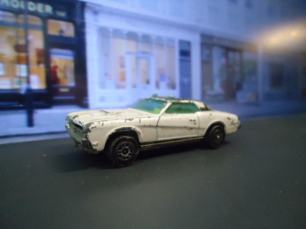 1:69 1969 Mercury Cougar XR7 Police - Corgi Juniors Nr.61 #3, Ophalen of Verzenden, Gebruikt, Auto