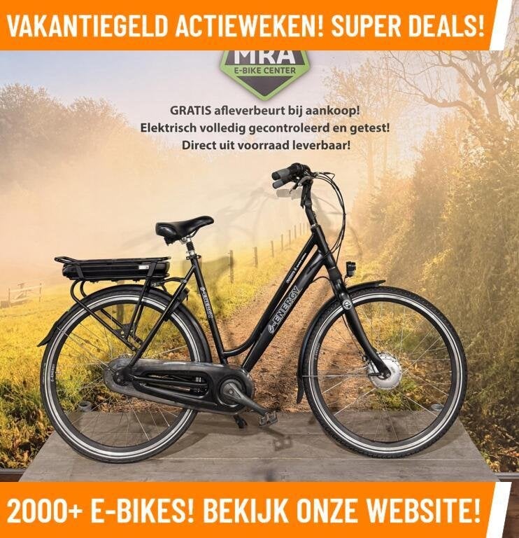 E-Energy Future 8 Elektrische fiets met voorwiel motor ebike, Fietsen en Brommers, Elektrische fietsen, Ophalen of Verzenden, Zo goed als nieuw