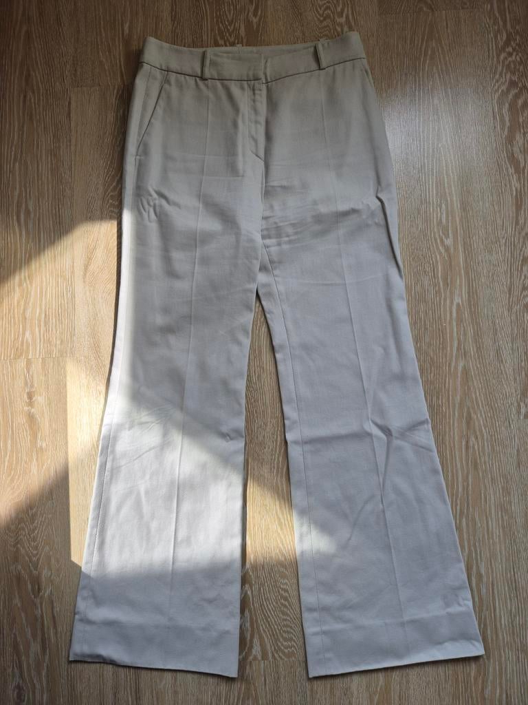 Turnover lange pantalon dames maat 40 crème/ beige, Maat 38/40 (M), Beige, Zo goed als nieuw, Lang