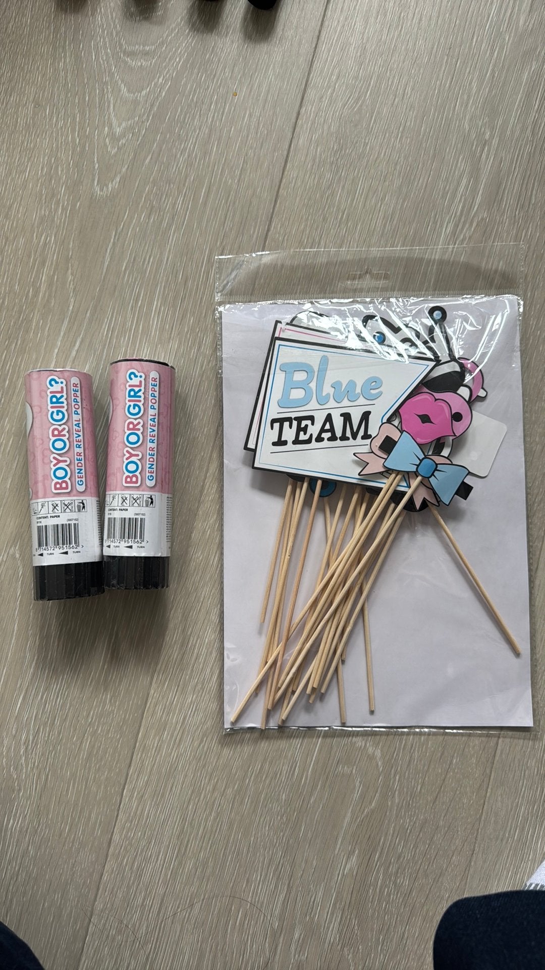 Nieuw! Babyshower Girl Meisje ! Roze, Ophalen of Verzenden, Zo goed als nieuw, Roze, Handen en Nagels