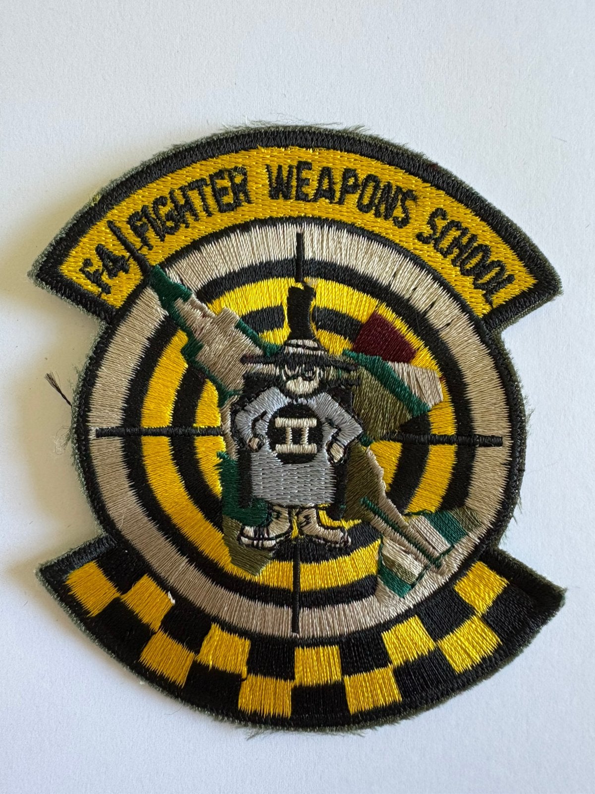 USAF F-4 FIGHTER WEAPONS SCHOOL PATCH, Ophalen of Verzenden, Luchtmacht, Amerika, Embleem of Badge