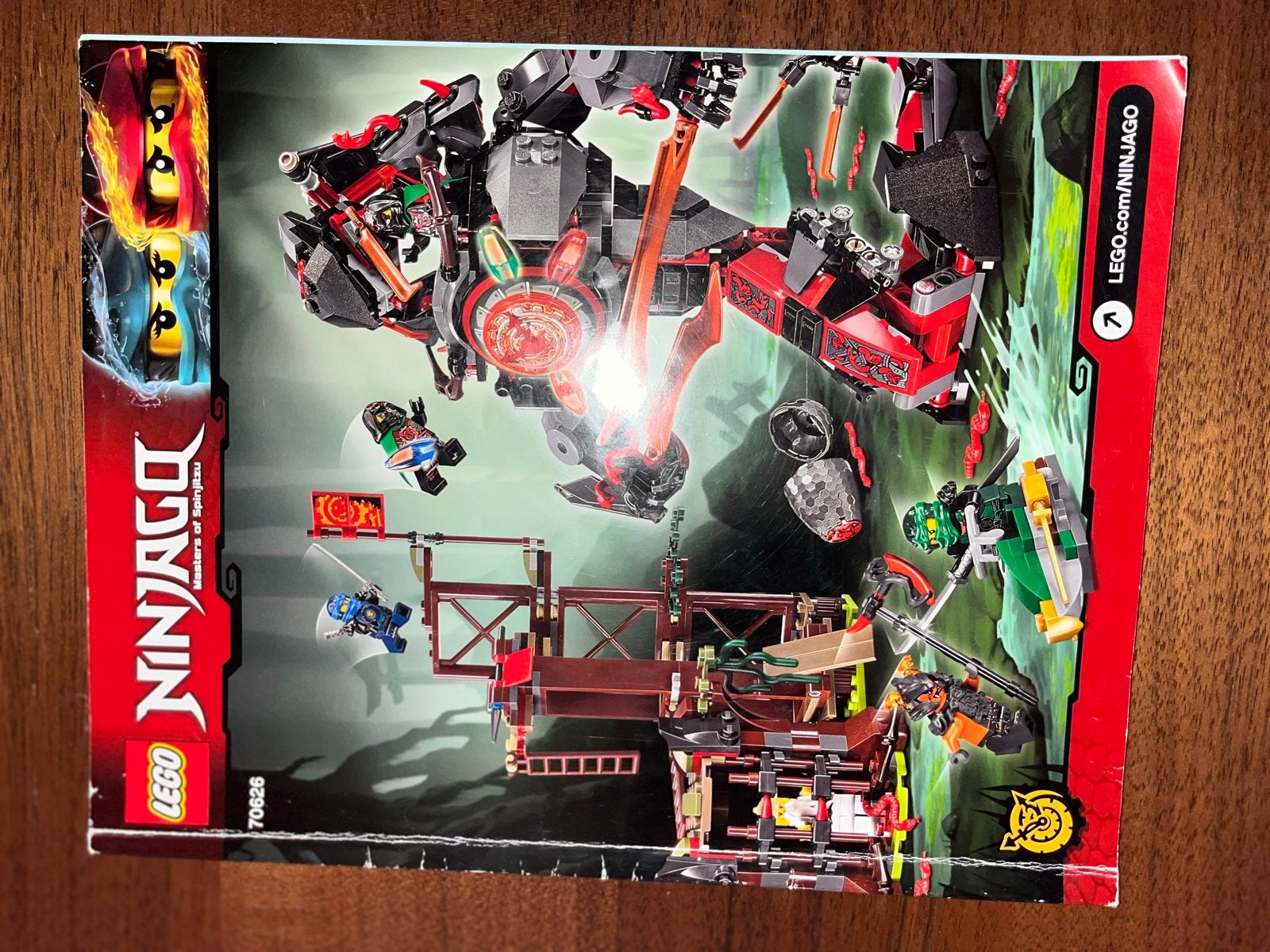 Lego Ninjago 70626 - Compleet en in zeer goede staat, Ophalen of Verzenden, Zo goed als nieuw, Lego