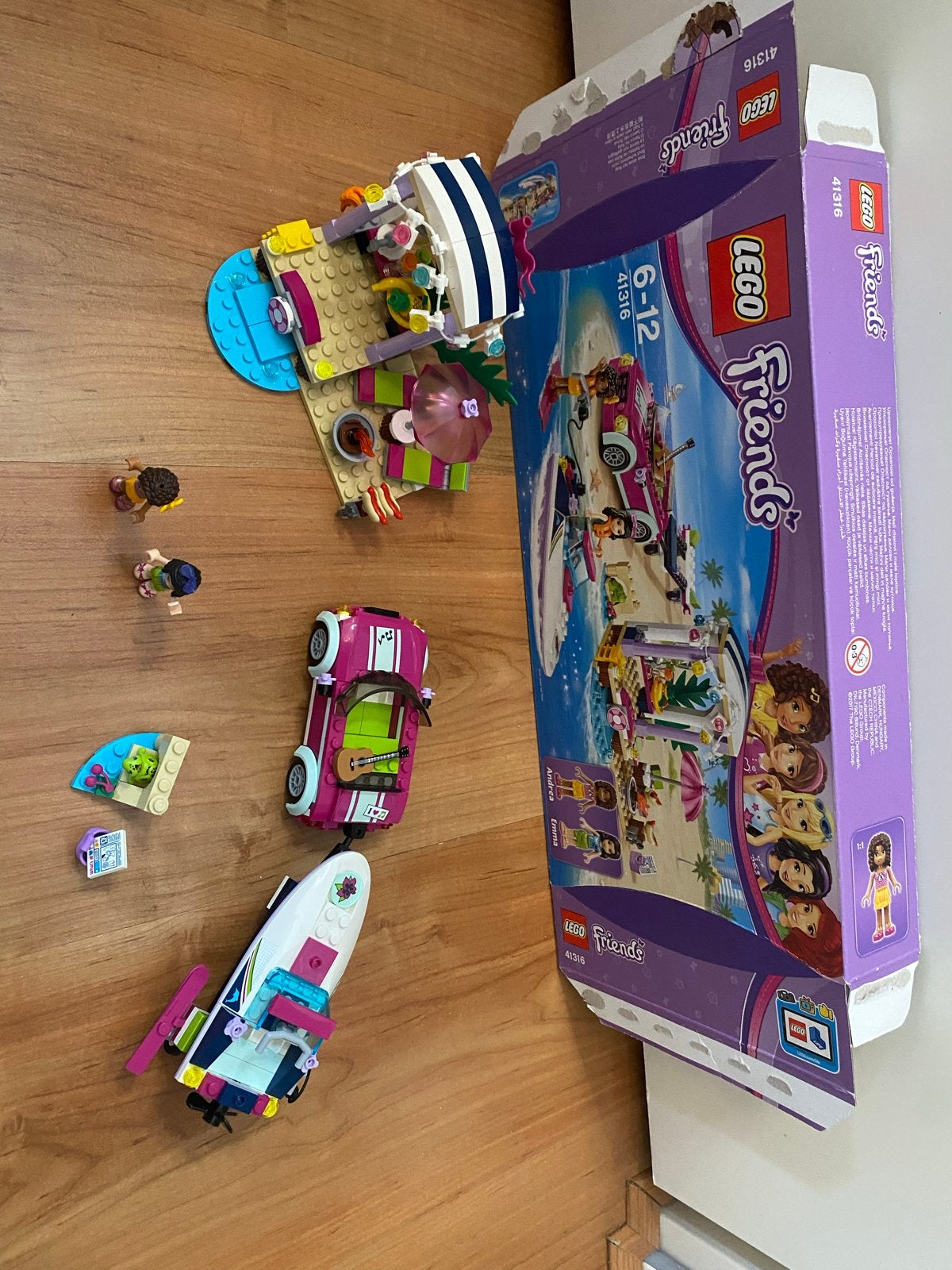 Lego Friends Strandset 41316 met doos, Compleet, Lego, Friends, Ophalen of Verzenden