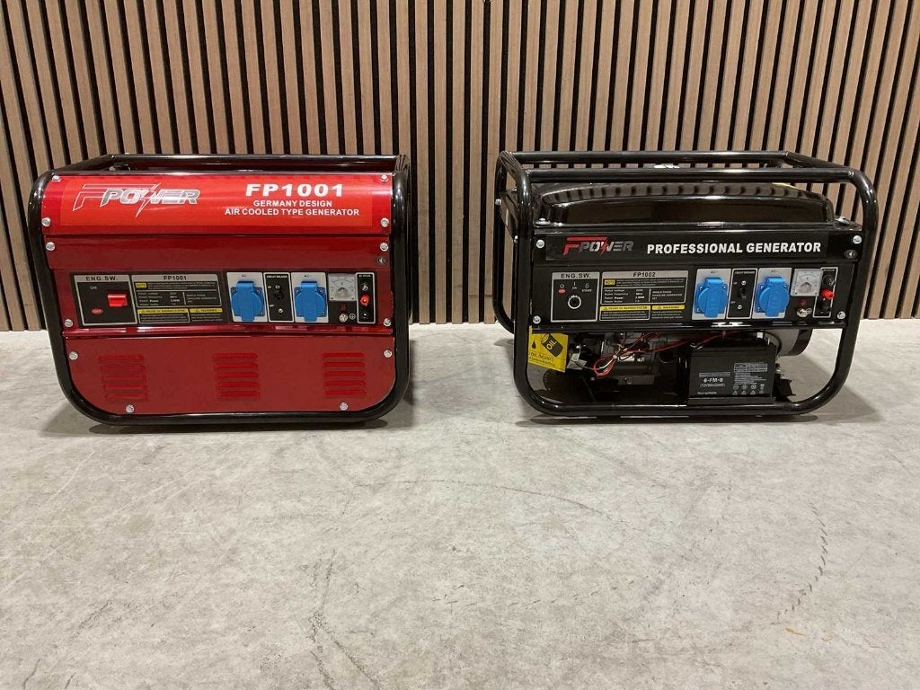 Fpower Benzine stroomgenerator Twee modellen‼️, Ophalen, Nieuw, Minder dan 5 kVA, Benzine