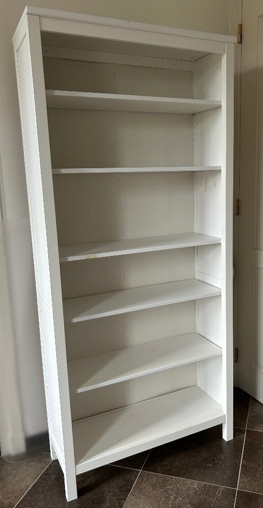 IKEA Hemnes boekenkast wit 90x197cm, Ophalen, Met plank(en), Gebruikt, 50 tot 100 cm