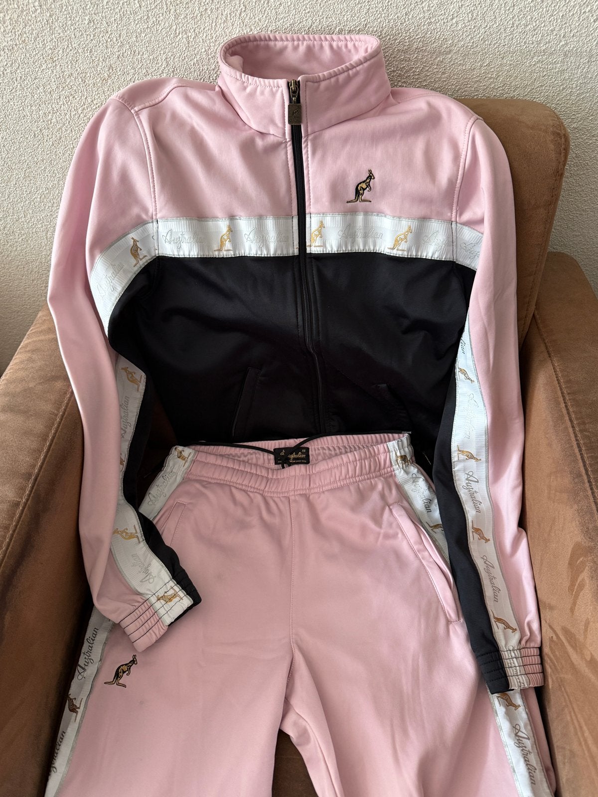 Australian Tracksuit, licht roze., Ophalen, Roze, Maat 34 (XS) of kleiner, Fitness of Aerobics