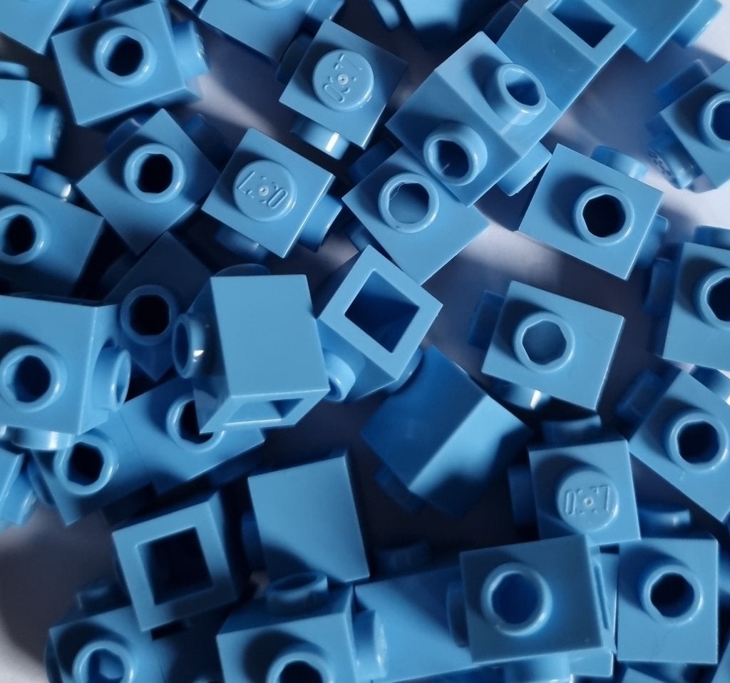 Lego 1x1 brick with 2 studs, Medium blue (per 50), Kinderen en Baby's, Speelgoed | Duplo en Lego, Ophalen of Verzenden, Nieuw