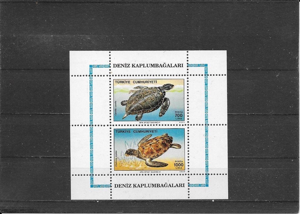 Turkije schildpadden, Ophalen of Verzenden, Overige landen, Postfris