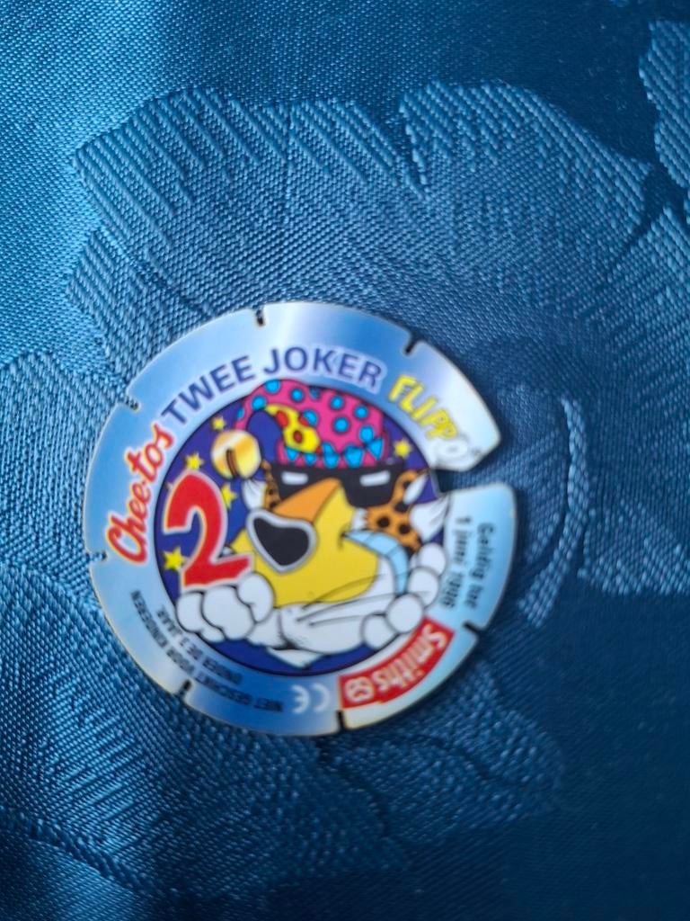 Cheetos Flippo Twee Joker (1996), Verzamelen, Flippo's, Ophalen of Verzenden, Joker, Losse flippo's