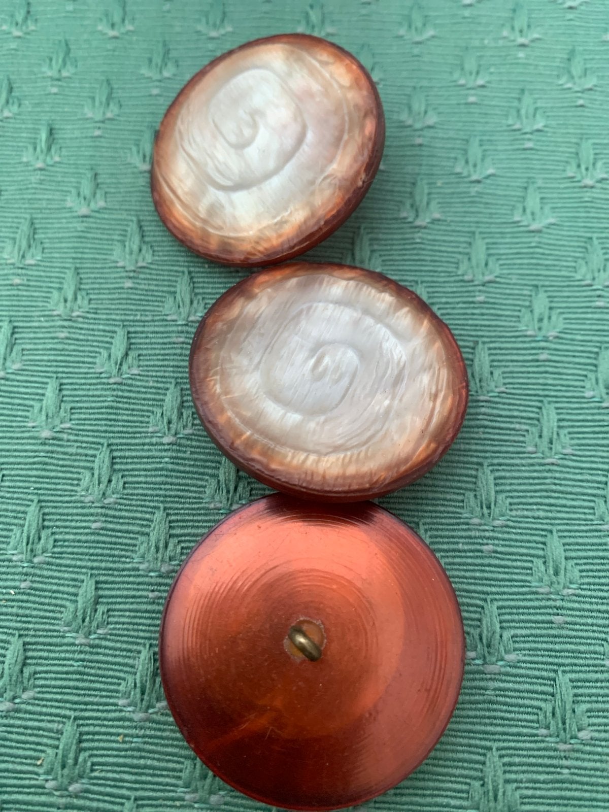 Grote Parelmoer Knopen - 4 cm, Ophalen of Verzenden, Zo goed als nieuw