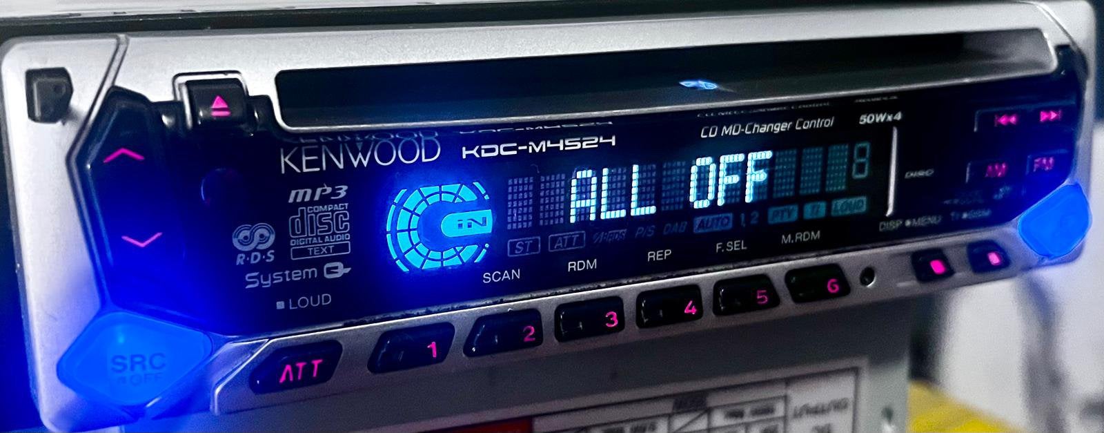 Een losse autoradio Kenwood KDC-M4542, werkt naar behoren, Auto diversen, Ophalen of Verzenden, Zo goed als nieuw