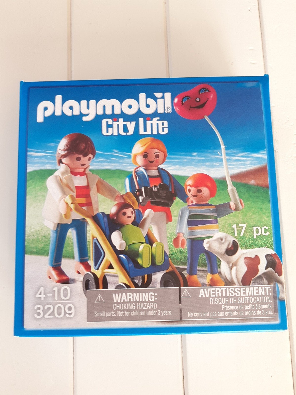 playmobil 3209 familie gezin met kinderen en buggy, Ophalen of Verzenden, Nieuw, Family fun, Complete set
