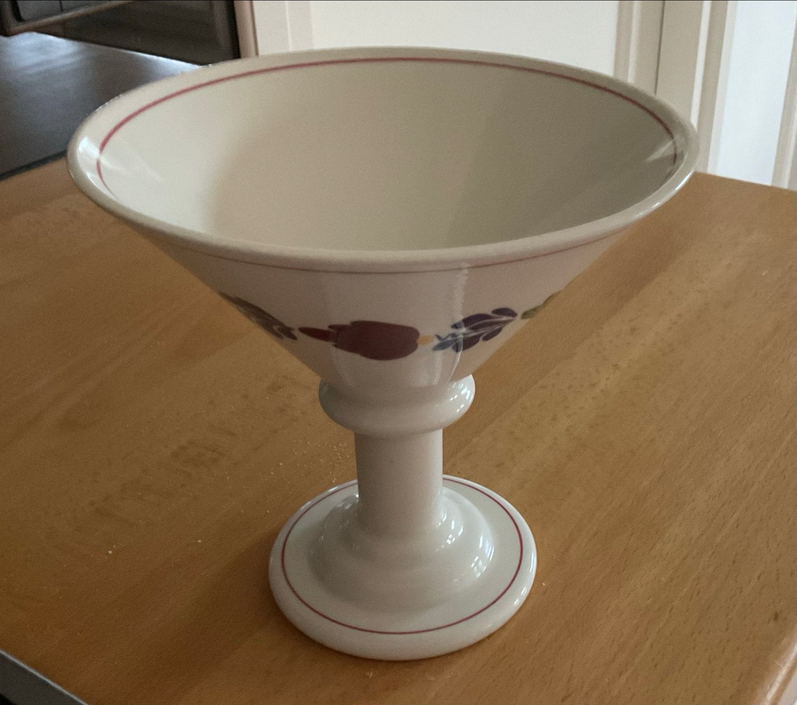 Boerenbont Boch fruit coupé / fruitschaal dia18cm H17cm, Ophalen of Verzenden, Zo goed als nieuw