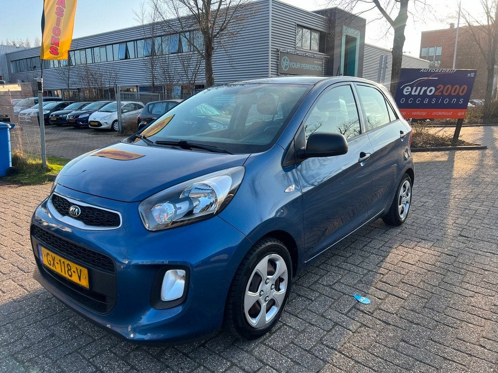 Kia Picanto 1.0 CVVT - AIRCO - NIEUWE JAAR APK - NETJES !, Auto's, Voorwielaandrijving, Euro 5, Stof, Gebruikt