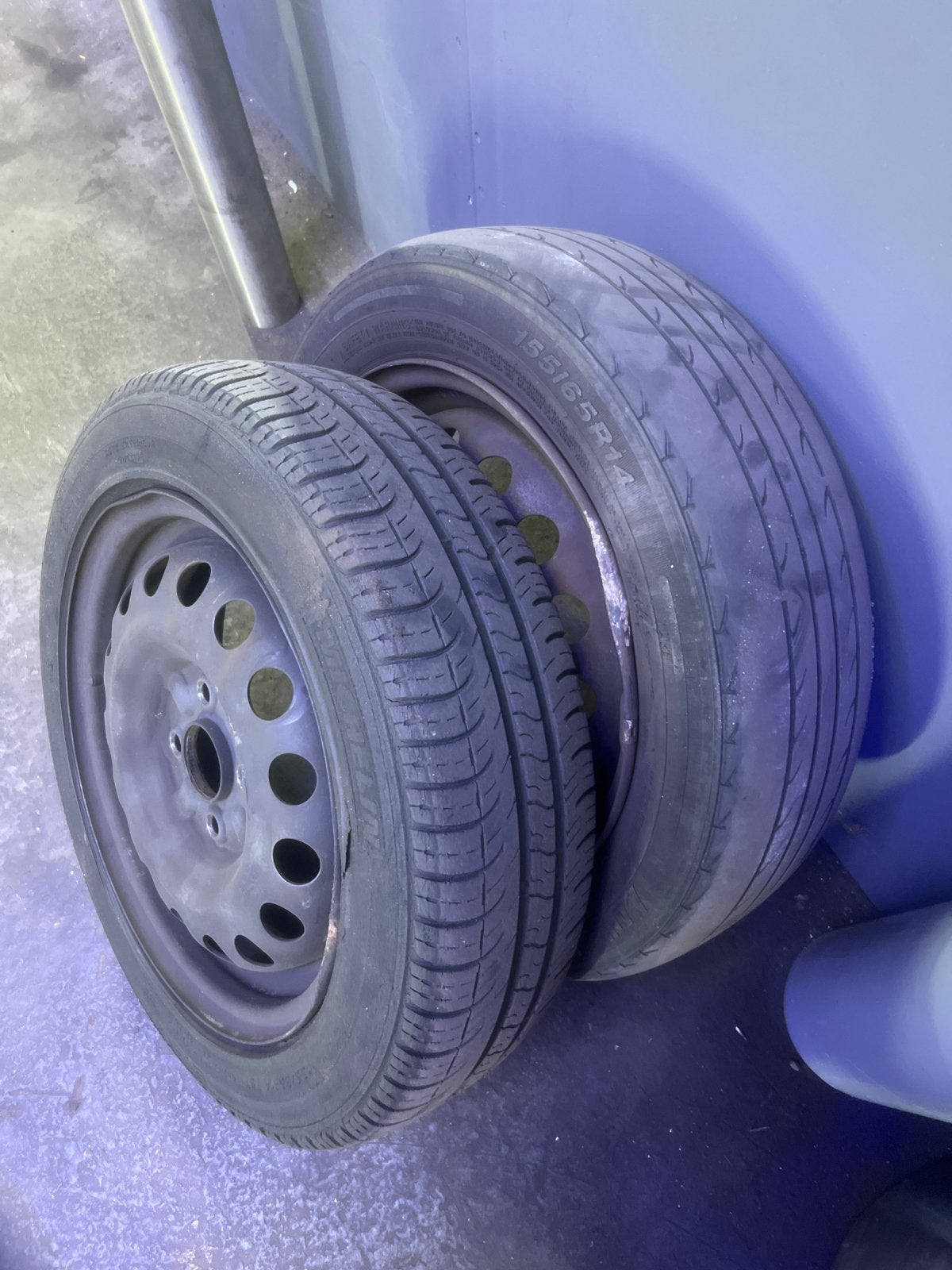 Toyota Aygo / Citroën C1 banden met velg, Ophalen of Verzenden, Gebruikt