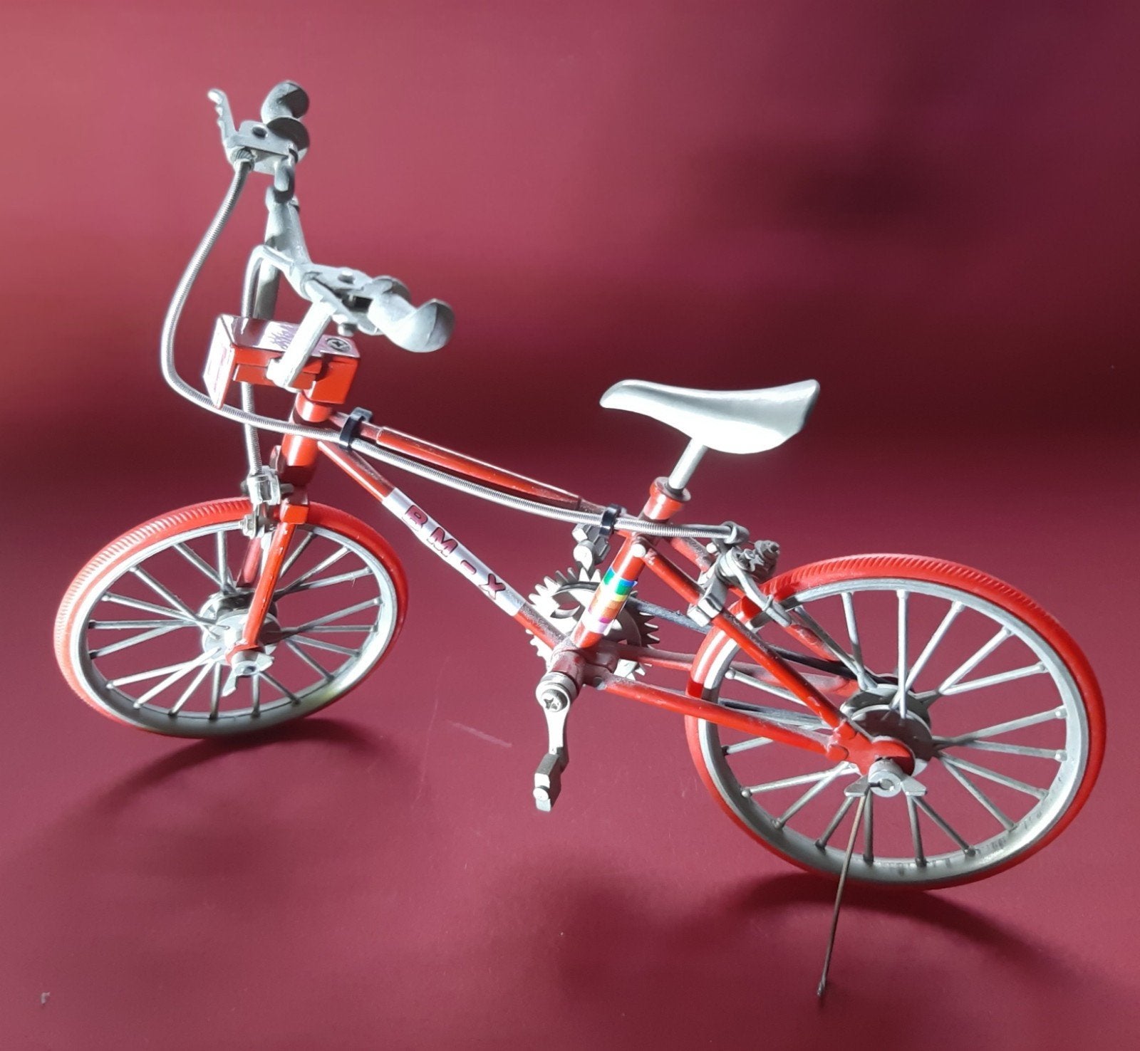 BMX Fiets Miniatuur - Decoratief Model, Overige merken, Ophalen of Verzenden, Zo goed als nieuw, Groter dan 1:32