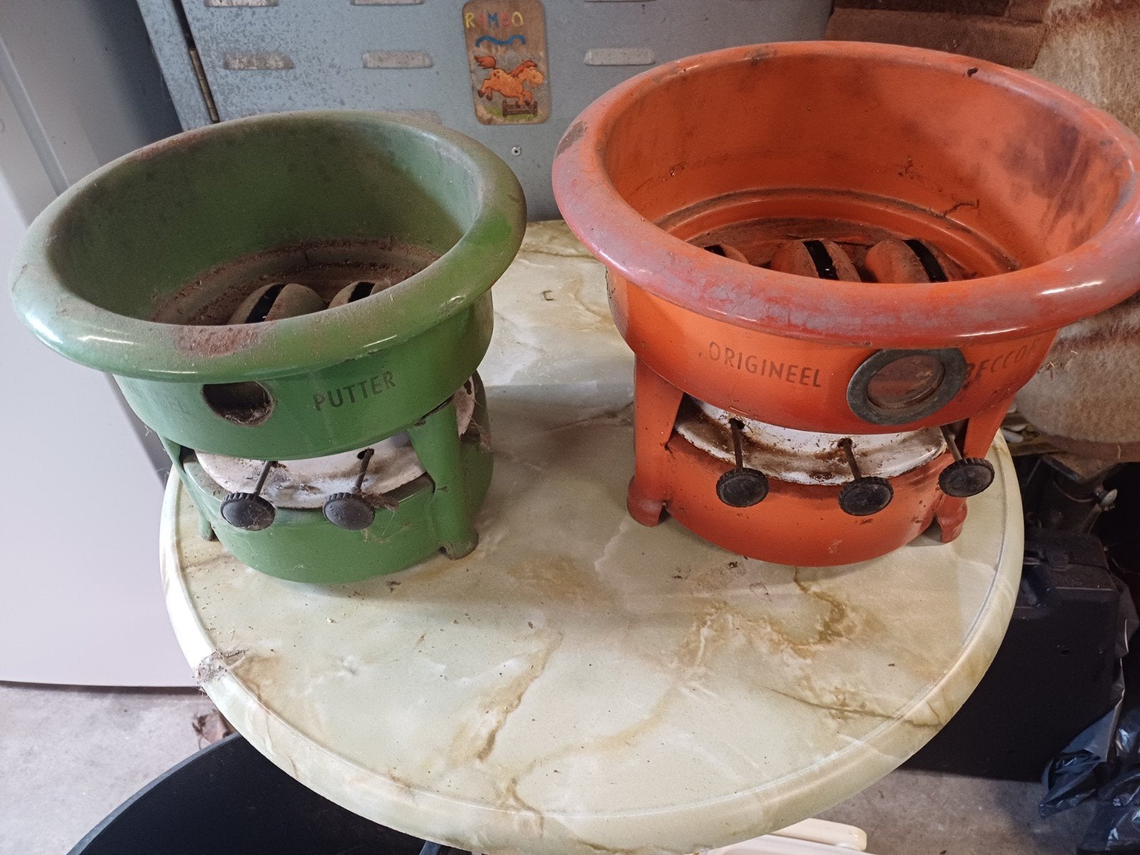 petroleum stellen, Tuin en Terras, Bloempotten, Ophalen, Rond, Aardewerk, Minder dan 40 cm