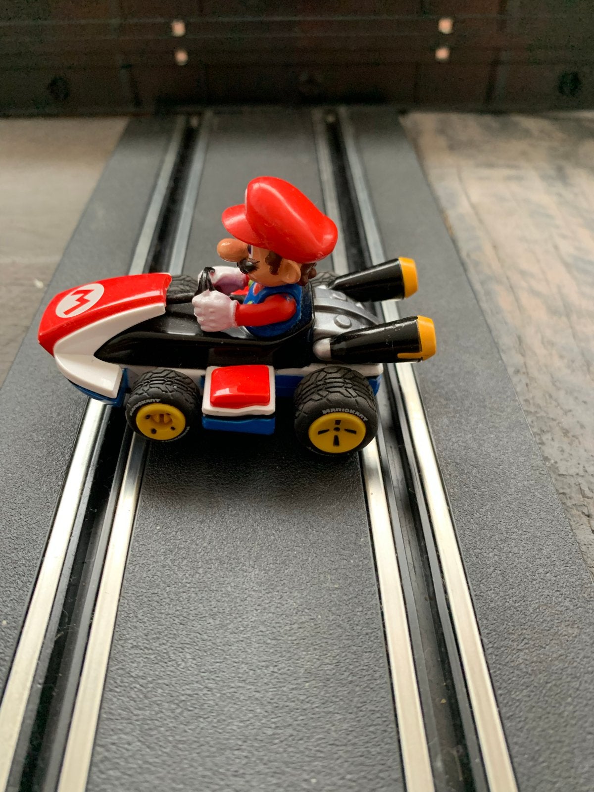 Carrera Go!!! Mario Kart autootjes - Mario en Luigi, Overige merken, Gebruikt, 1:50 of kleiner, Auto