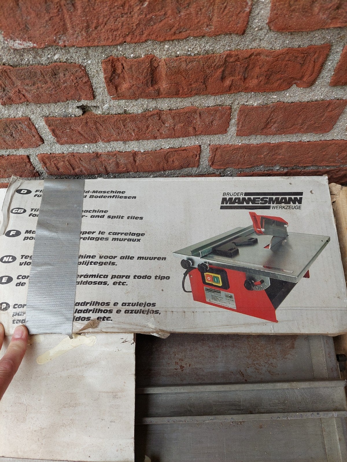 Tegelzaagmachine, Doe-het-zelf en Verbouw, Ophalen, Overige typen, Minder dan 600 watt, Bruder Mannesmann