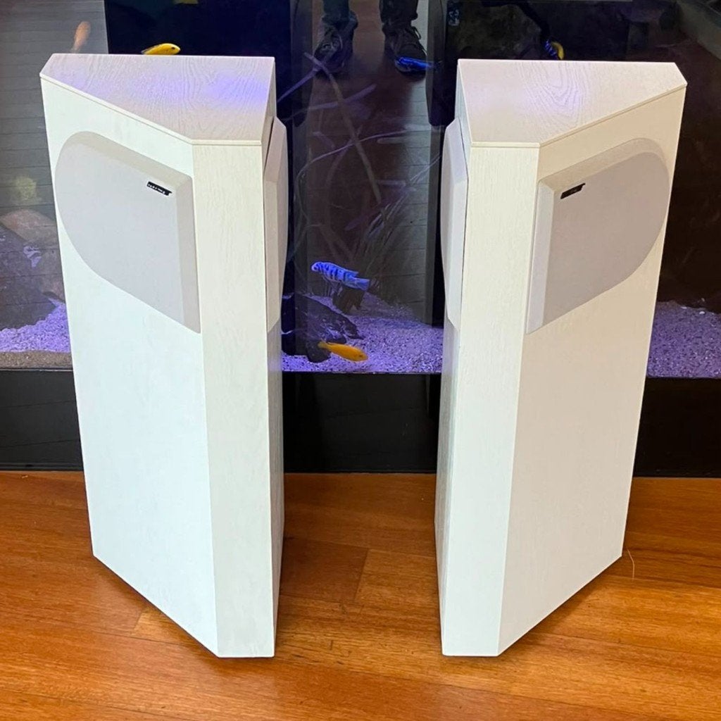 Bose 401 Luidspreker Set Wit/Grijs Zeer Nette Staat, Ophalen of Verzenden, Zo goed als nieuw, Subwoofer, Bose