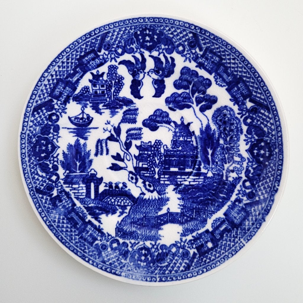 Blue Willow schotel, Overige merken, Ophalen of Verzenden, Overige stijlen, Porselein