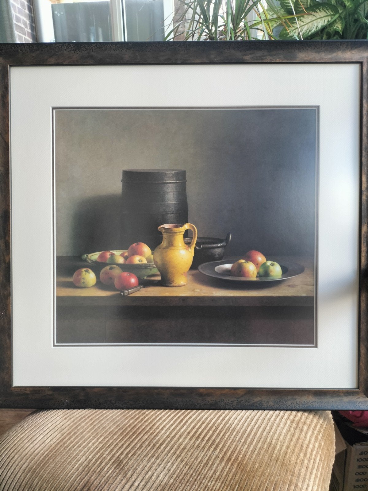 Giclée van Henk Helmantel - Stilleven met appels, Realistisch, Stilleven, Print, Papier