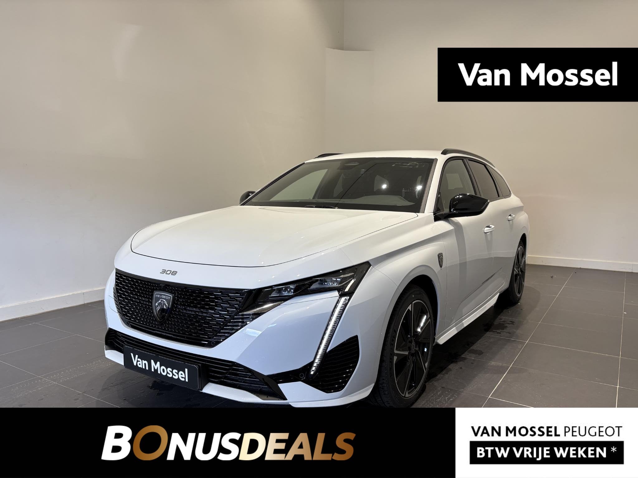 Peugeot e-308 SW GT Avantage EV 54 kWh | APPLE CARPLAY & AND, Auto's, 156 pk, Wit, Nieuw, 409 km