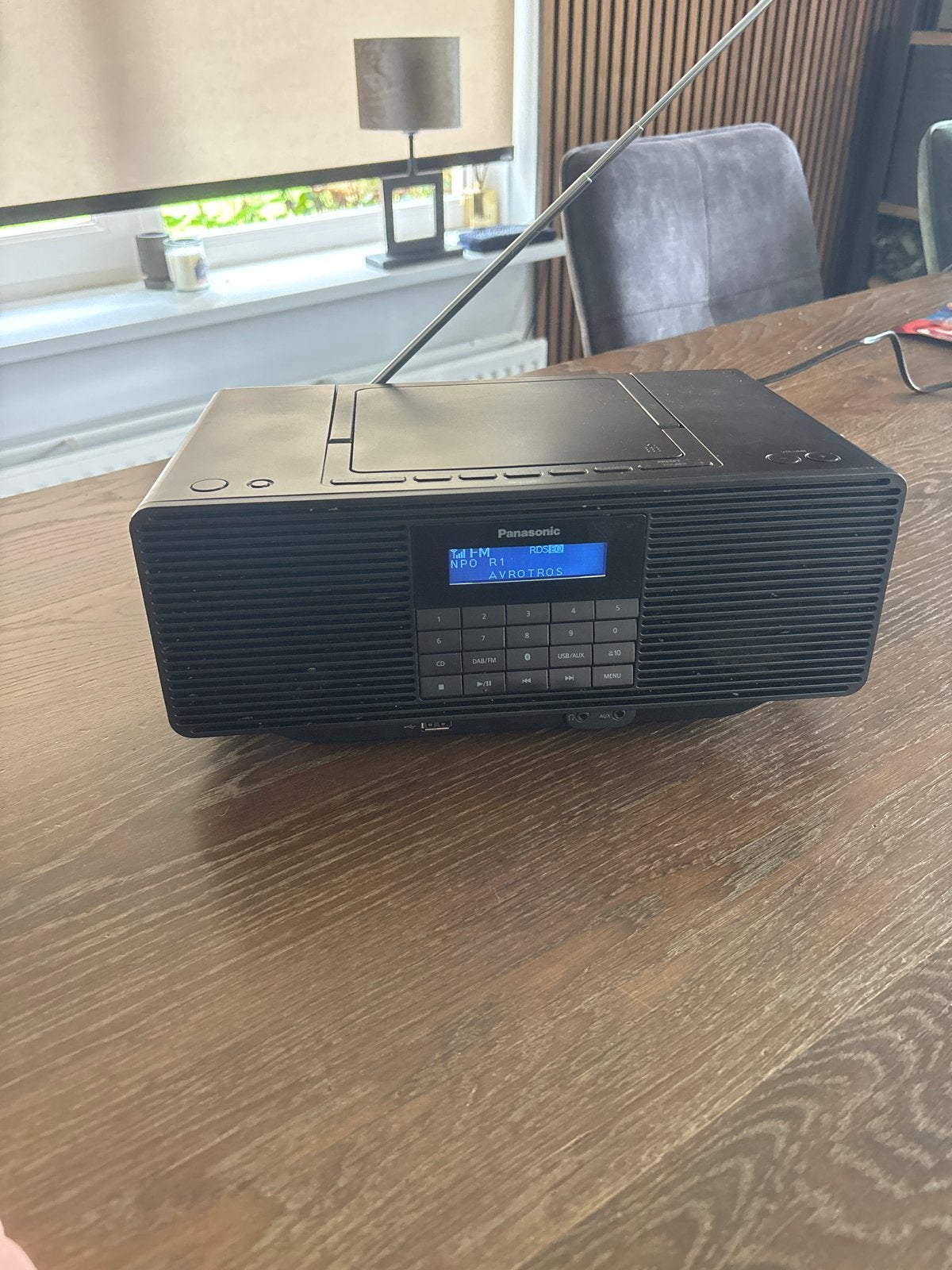 Panasonic RX-D70BT Radio met CD-speler en Bluetooth, Ophalen of Verzenden, Zo goed als nieuw, Radio, Met cd-speler